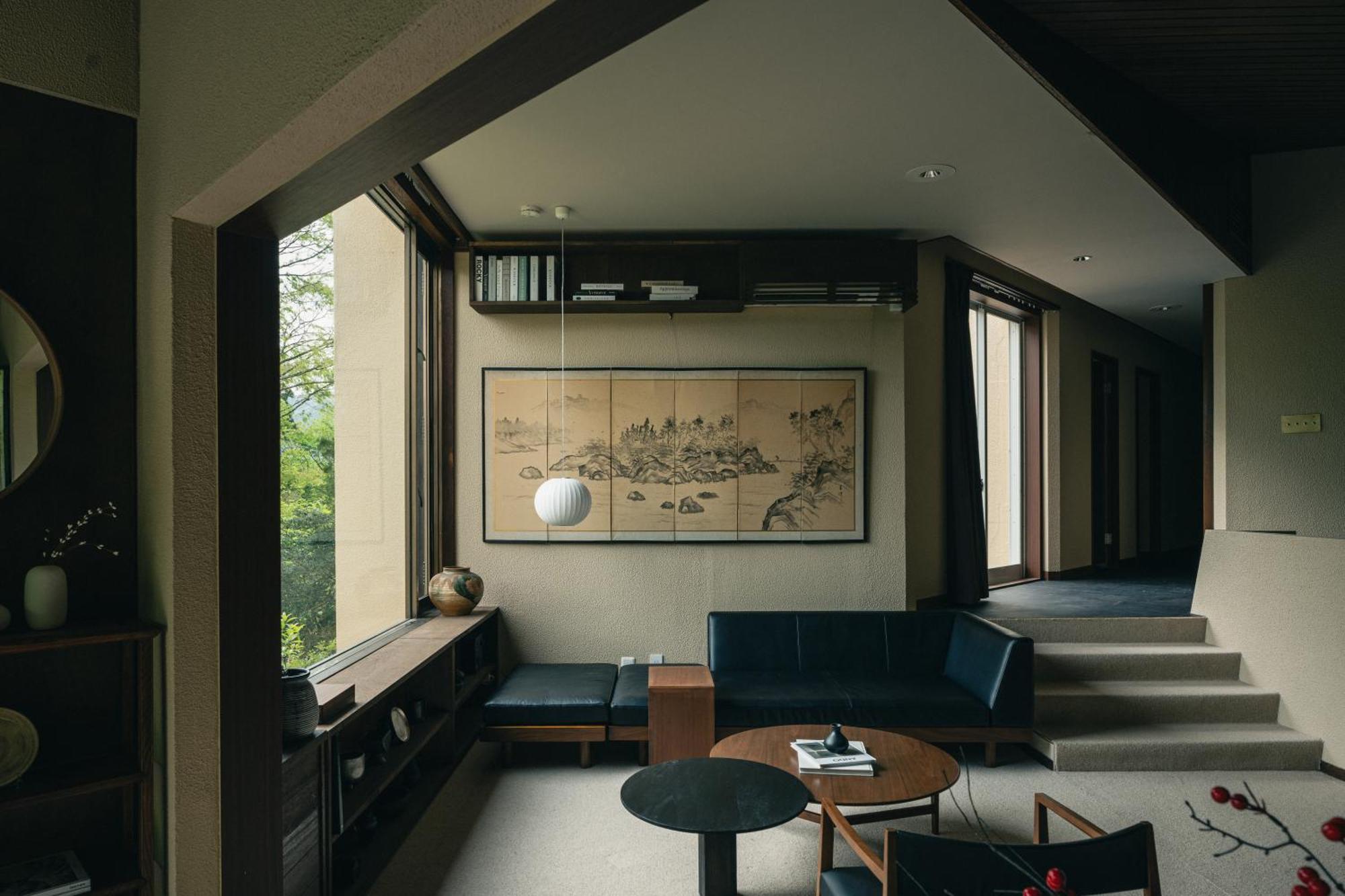 Aknot Hakone 大涌谷を望むモダニズム建築 東京から90分 Villa Kültér fotó
