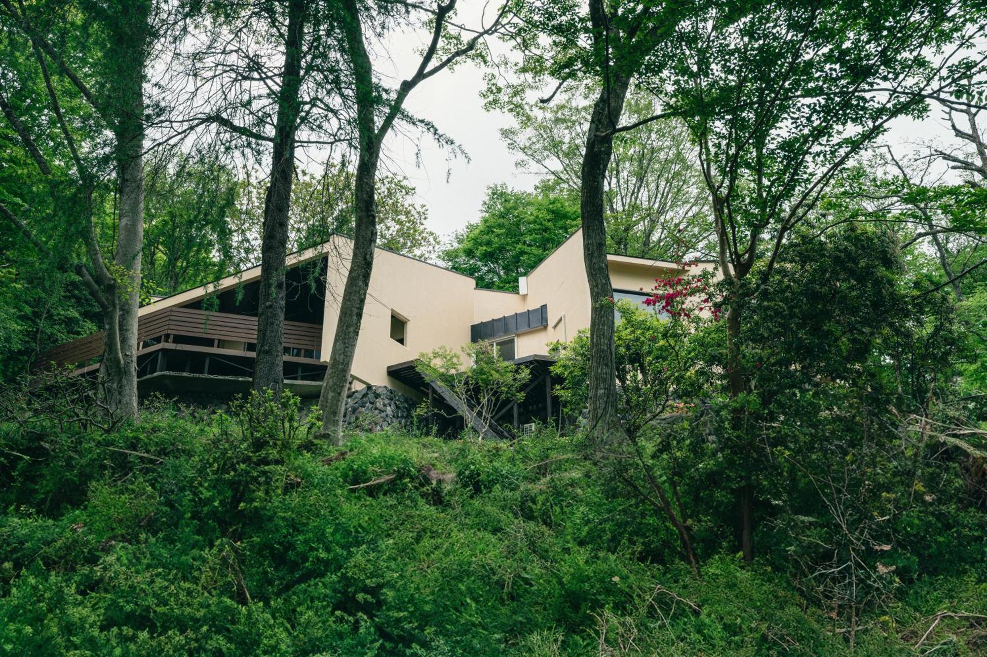 Aknot Hakone 大涌谷を望むモダニズム建築 東京から90分 Villa Kültér fotó