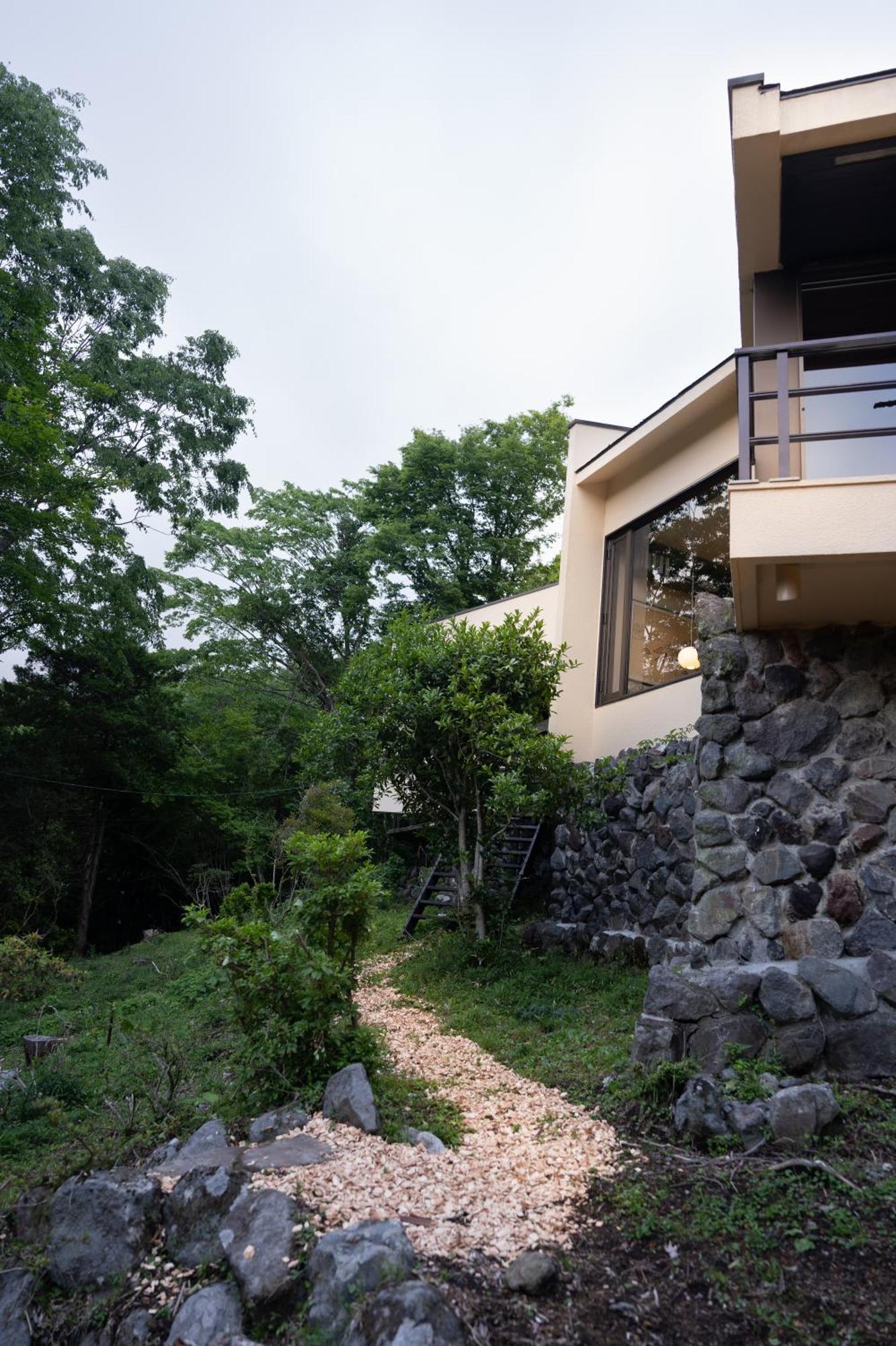Aknot Hakone 大涌谷を望むモダニズム建築 東京から90分 Villa Kültér fotó