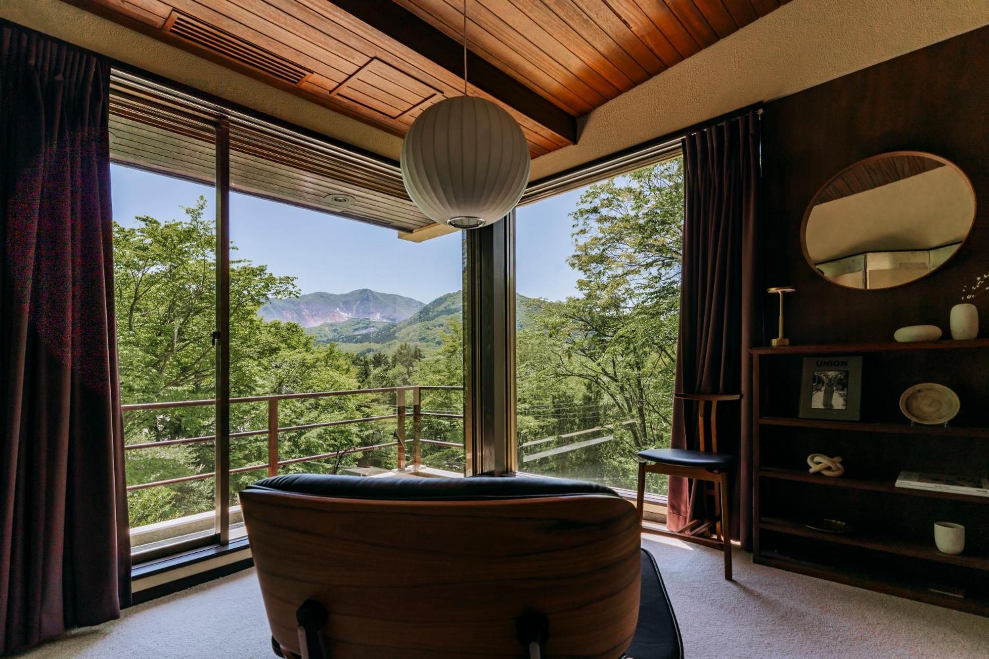 Aknot Hakone 大涌谷を望むモダニズム建築 東京から90分 Villa Kültér fotó