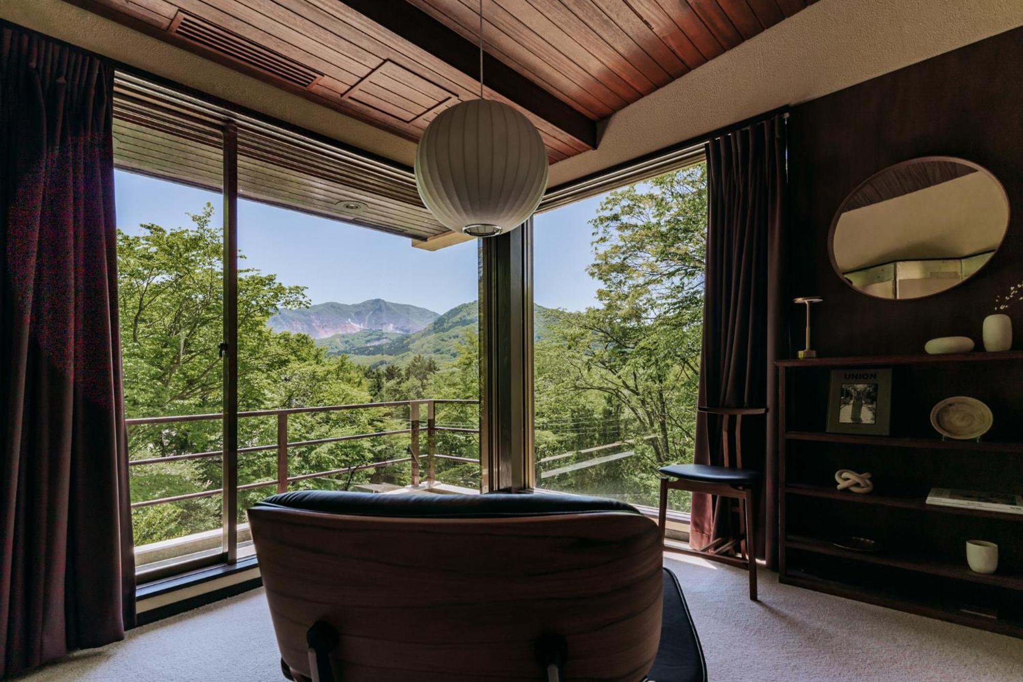 Aknot Hakone 大涌谷を望むモダニズム建築 東京から90分 Villa Kültér fotó