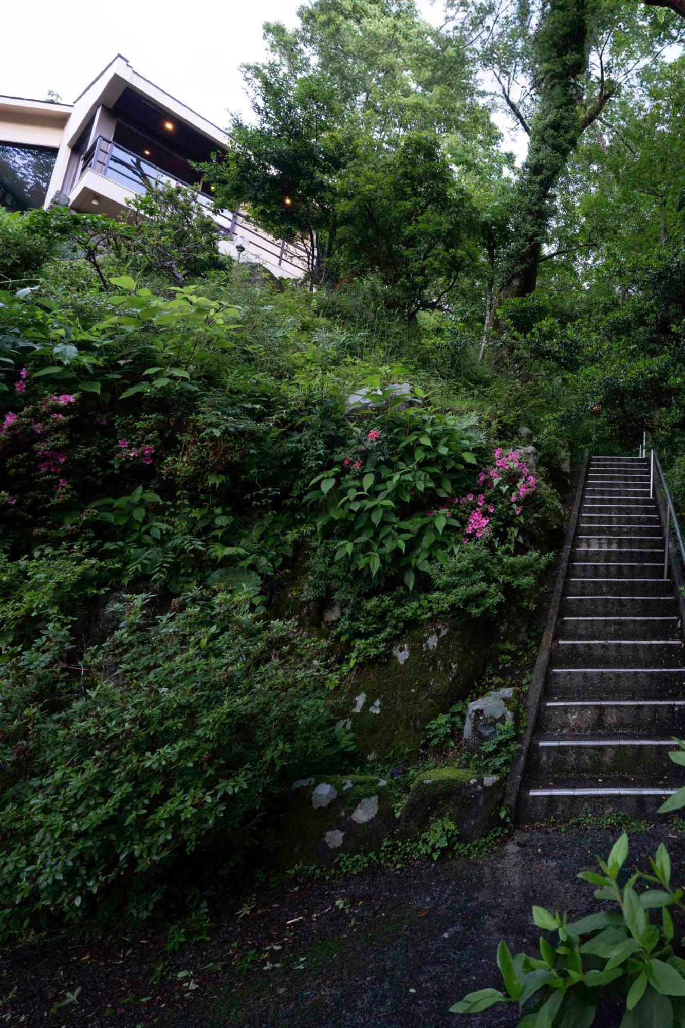 Aknot Hakone 大涌谷を望むモダニズム建築 東京から90分 Villa Kültér fotó